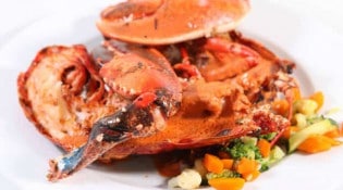 Relais Saint-Aubin - Homard grillé et ses petits légumes