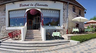 Bistrot La Charrette - La façade du restaurant 