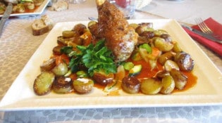 Le Relais - un plat