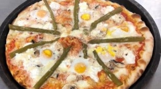 chez Christian Pino - Pizza: L’asperge