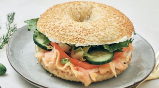 Le Club Café - Un bagel