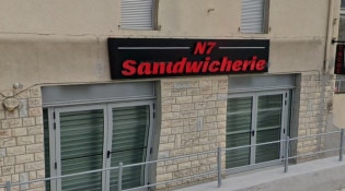N7 sandwicherie - La façade