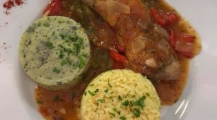 Le café de la clairette - Un plat