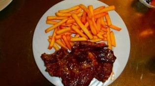 O berge de L'anary - Un fameux entrecôte, frites