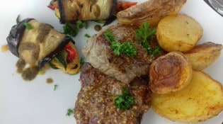 Vinae - Pavé de boeuf et ses légumes.