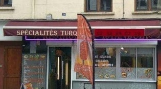Istanbul - La façade du restaurant