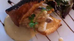 La voie verte - Feuilleté d asperge.