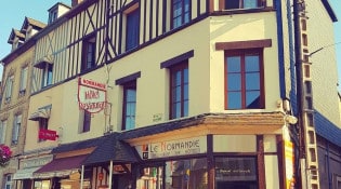 Le Normandie - La façade du restaurant