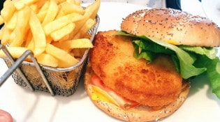 Le Normandie - Un burger, frites