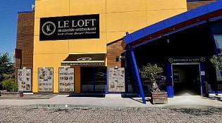 Le Loft - La façade du restaurant