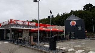 Burger King - La façade du restaurant