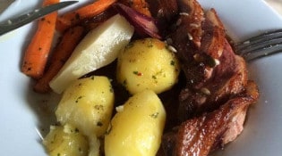 Le Globulle Rouge - Magret canard avec sa sauce au miel