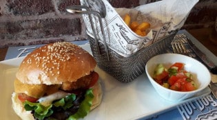 New world café - Un burger