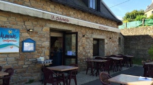 La Chaumine - La façade du restaurant