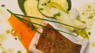 Hôtel de l'Océan - Un plat à base de poisson