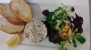 Quai des iles - Tartare de saumon sauvage.