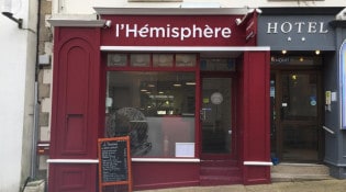 L'hémisphère - La façade du restaurant