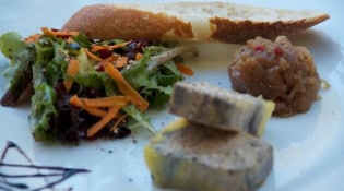 Chaverdille - Foie gras mi-cuit à l'Armagnac et sa compotée d'oignons
