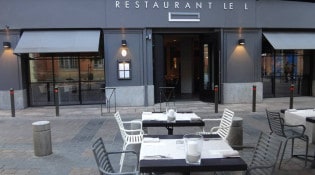 Le L - La façade du restaurant