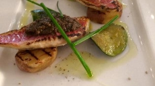 Le L - Filets de rouget à la tapenade