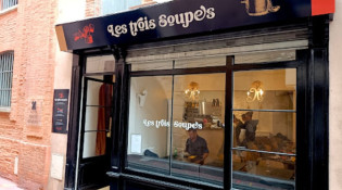 Les Trois Soupes - La façade