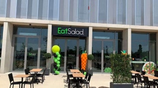 Eat Salad - La façade du restaurant