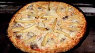 Pizza Rini - Une pizza aux frites 