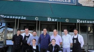 Café Daroles - La façade du restaurant