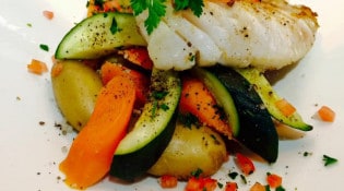 Harriet's - Cabillaud et sa julienne de légume