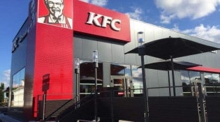 KFC - La façade du restaurant