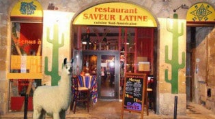 Saveur Latine - La façade du restaurant