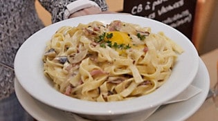 L'Ilot - Plat de tagliatelles carbonara