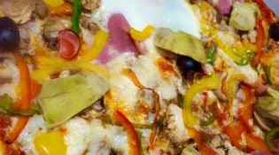 Le Kiosque à Pizzas - Une pizza