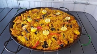 Paella gitane - Paella