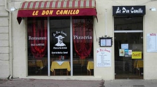 Don Camillo - La façade de la pizzeria