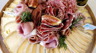 Laiterie Gilbert - Plateau raclette charcuterie