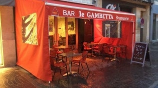 Le Gambetta - La façade du restaurant