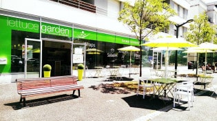 Lettuce Garden - La façade du restaurant