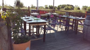 Kayak et Découvertes - la terrasse