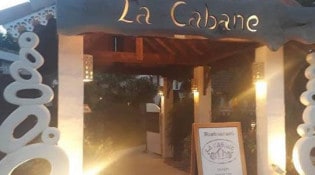 La Cabane - La façade du restaurant