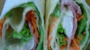 Au Goût du jour - Wrap jambon chèvre