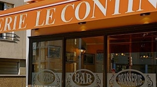 Le Continental - La façade du restaurant