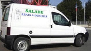 Salade - La voiture de livraison