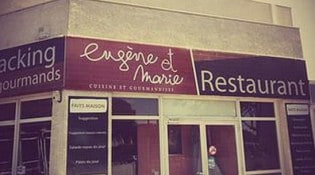 Eugene et Marie - La façade du resturant