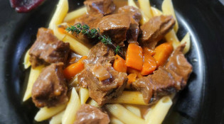 Le petit bistrot - Paleron de bœuf à la flamande
