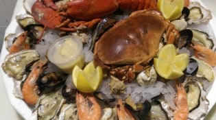 Au Poisson Bleu - Plateau de fruits de mer 