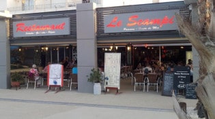 Le Scampi - La facade du restaurant 