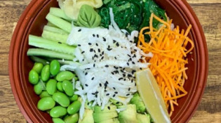 Asian food khmer - Asian poke bowl veggie