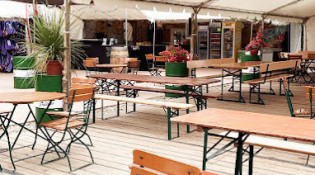 Guinguette Roquebrun - La terrasse