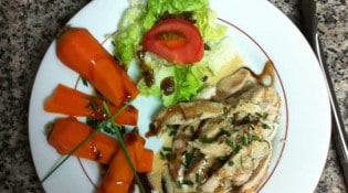 Calypso - Emincé de poulet aux carottes